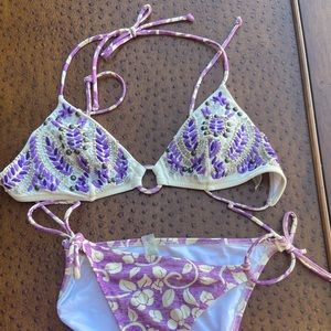 Beaded top Victoria Secret bikini. Gently used.